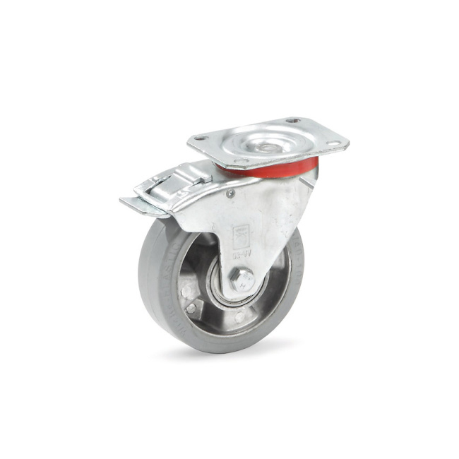 Fetra Elastic-Lenkrolle mit Feststeller 125 x 40 mm