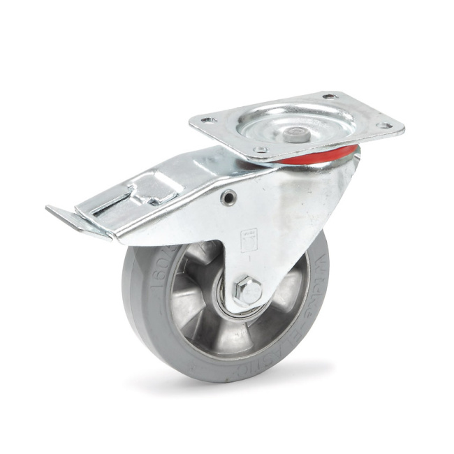 Fetra Elastic-Lenkrolle mit Feststeller 160 x 50 mm