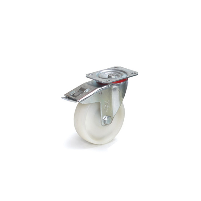 Fetra Polyamid-Lenkrolle mit Feststeller 125 x 38 mm