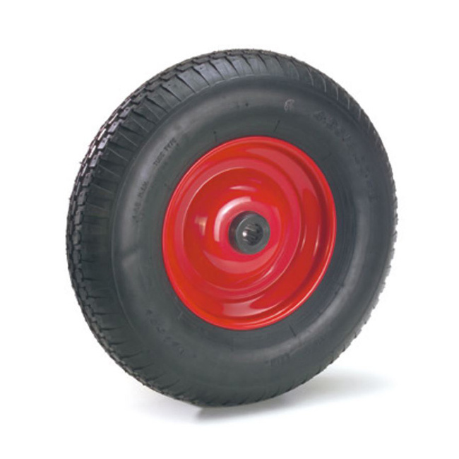 Fetra PU-Rad 400 x 100 mm auf Stahlblechfelge, Block-Profil