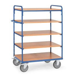 Fetra Etagenwagen mit 5 Böden L x B 1200 x 800 mm...