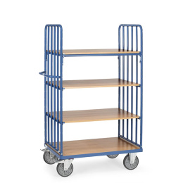 Fetra Etagenwagen mit 4 Böden L x B 1000 x 700 mm...