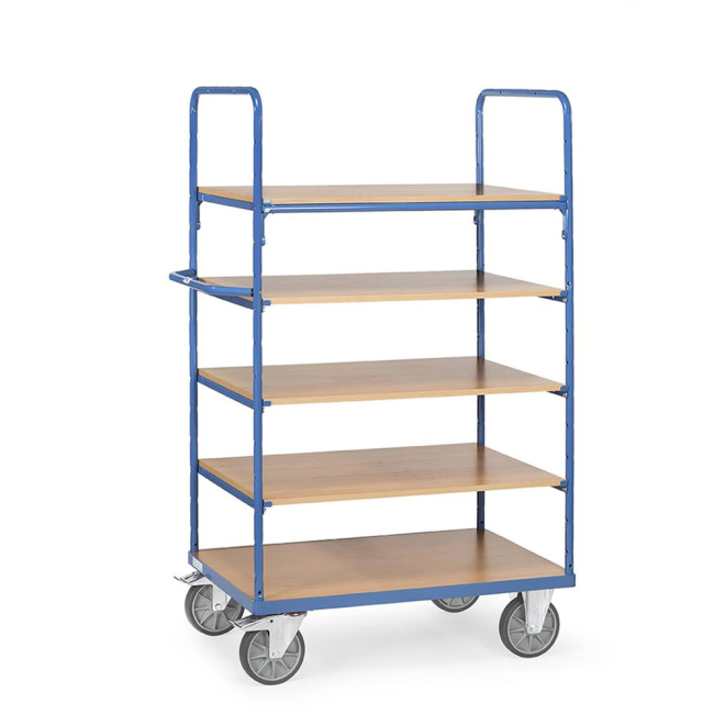 Fetra Etagenwagen mit 5 Böden L x B 1000 x 700 mm 600 kg