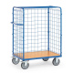 Fetra Paketwagen 600 kg, Drahtgitterwände 1,5 m, LxB 1.200 x 800 mm