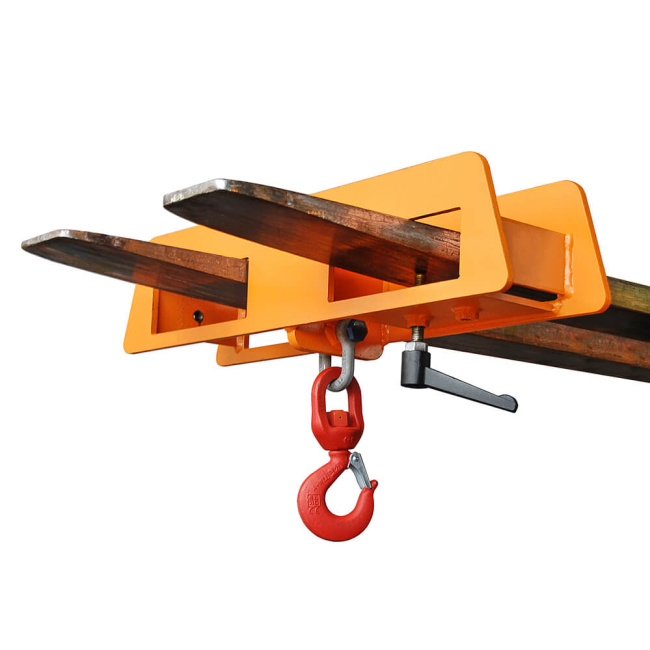 Lasthaken LH-II, Aufnahme mit 2 Gabelzinken - Tragkraft 2.500 kg Lackiert