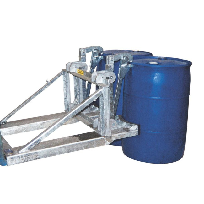 Fasslifter Typ RS-II/91 für 2 Fässer, verzinkt, breite Fassrandauflage, Tragkraft: 1.600 kg