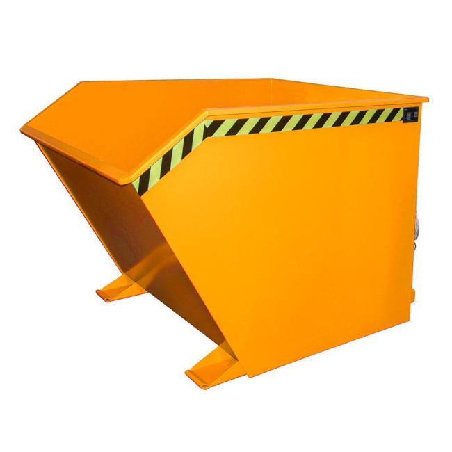 Kippbehälter GU für Stapler mit Seilzug - Inhalt: 0,3 bis 2,00 m³