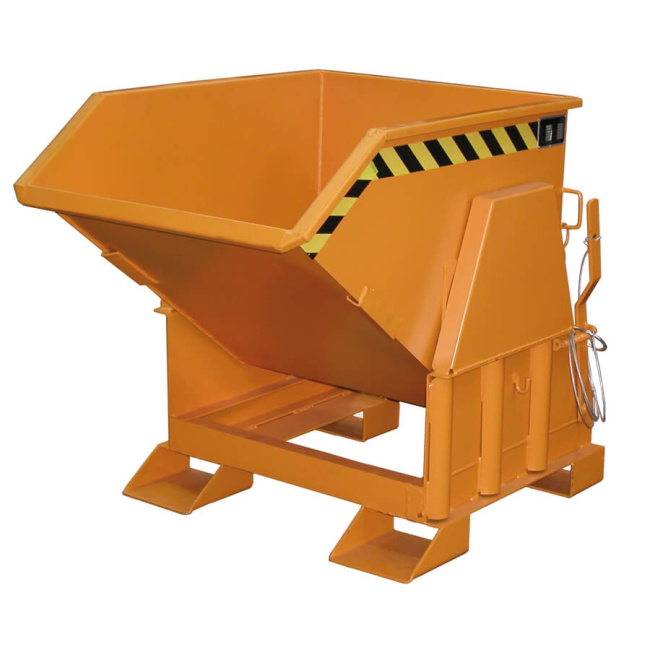 Kippbehälter BK mit Abrollmechanismus und Seilzug - Inhalt 0,3 bis 2,0 m³