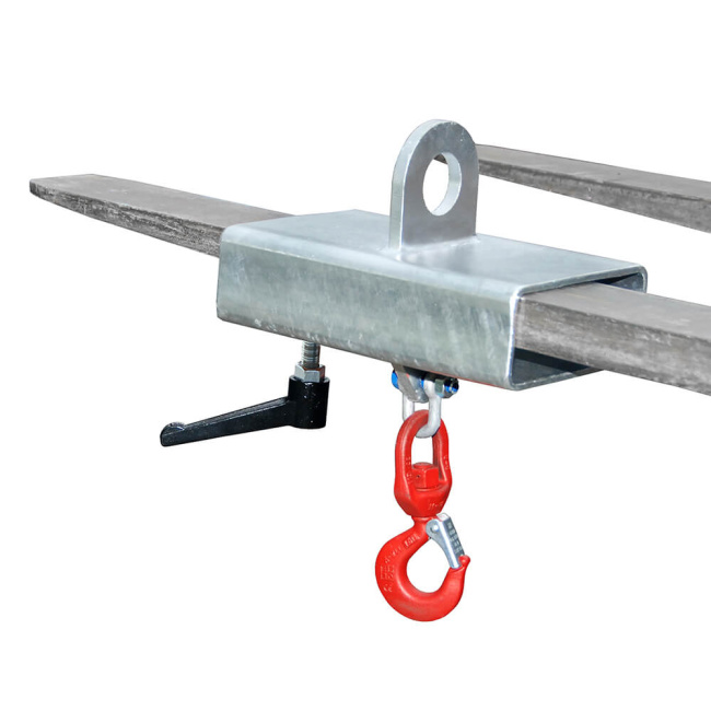 Lasthaken LH-I, Aufnahme mit 1 Gabelzinken - Tragkraft 1.000 kg Feuerverzinkt