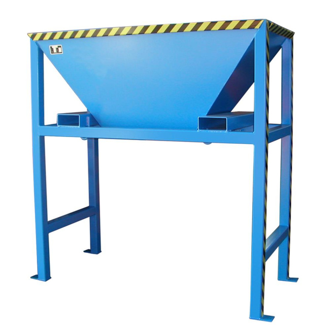 Befülltrichter BTS für Big-Bags mit Standfüßen zur Bodenbefestigung