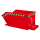 Kippbehälter GU 300 für Stapler mit Seilzug - Inhalt: 0,30 m³ Rot (RAL 3000)