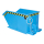 Kippbehälter GU 500 für Stapler mit Seilzug - Inhalt: 0,50 m³ Blau (RAL 5012)