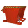 Kippbehälter BKM mit Abrollmechanismus - Inhalt 1,50 m³ Rot (RAL 3000)