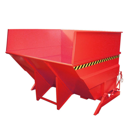 Kippbehälter Großraumbehälter BKC - Inhalt 5,0 m³ Rot (RAL 3000)