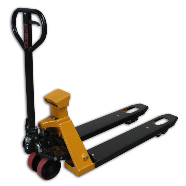 Waagehubwagen - Tragkraft 2.000 kg mit Mehrbereichsanzeige