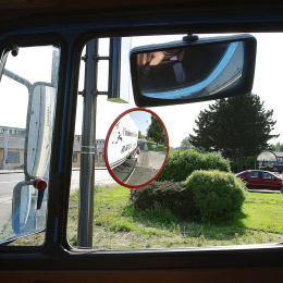 Verkehrsspiegel Trixi gegen toten Winkel, Acryl - verschiedene Formate