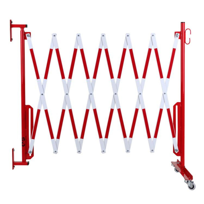 Scherengitter zur Wandmontage bis max. 4,0 m Länge, rot/weiß oder gelb/schwarz