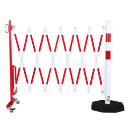 Scherengitter mit Rollen und bewegl. Pfosten, Länge...