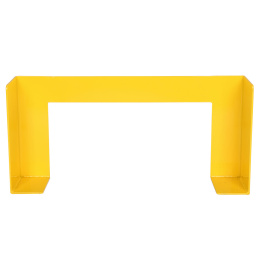 Mobiler Langpalettenschutz aus Stahl, BxTxH 860 x 200 x 400 mm