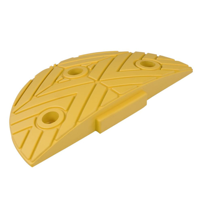 Fahrbahnschwelle, Anfangsstück, gelb, Höhe 50 mm