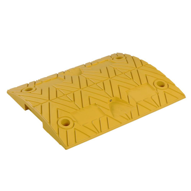 Fahrbahnschwelle, Mittelstück, gelb, Höhe 75 mm