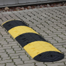 Fahrbahnschwelle, Anfangsstück, gelb, Höhe 75 mm