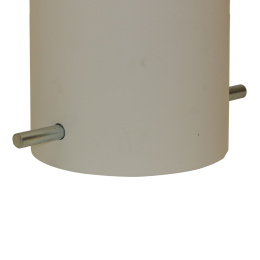 LKW-Einfahrhilfen 3 m, 2 Stück, zum Einbetonieren, rot/weiß