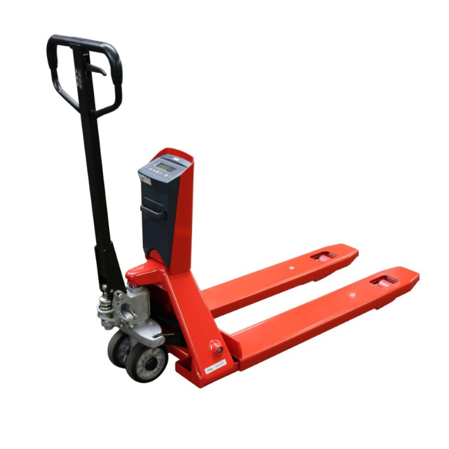 Geeichter Wiegehubwagen mit Mehrbereichsanzeige