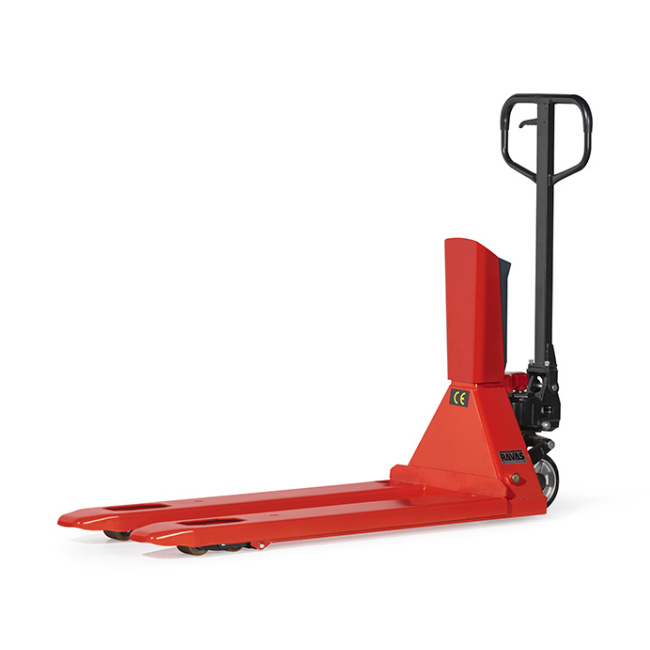 Geeichter Wiegehubwagen mit Drucker und Mehrbereichsanzeige