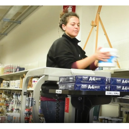 Kommissioniergerät Spin-Go Arbeitshöhe bis 4.160 mm