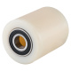 Hubwagen Rolle Polyamid Nylon 80 x 90 mm, Achse 20 mm inkl. Kugellager - Ersatzrolle