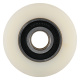 Hubwagen Rolle Polyamid Nylon 80 x 90 mm, Achse 20 mm inkl. Kugellager - Ersatzrolle