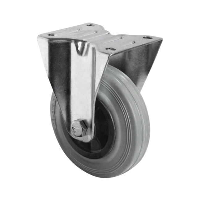 Vollgummi Bockrolle 160 mm auf Polypropylen-Felge