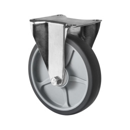 TPE Transportrolle ESD antistatisch Bockrolle 125 mm...