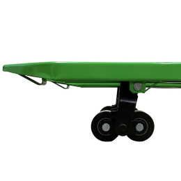 Hubwagen HEU25GTS 2,5 t Gummi/PU-Tandem und Schnellhub - Quicklift Hubwagen