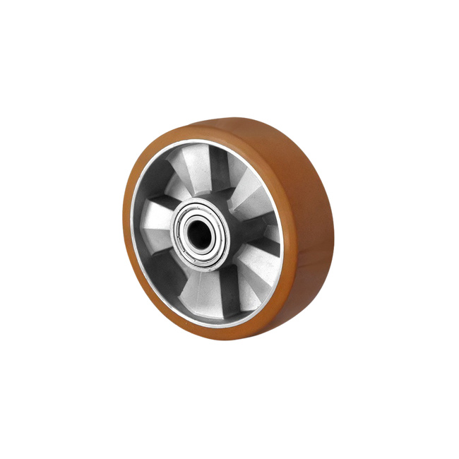 Schwerlastrolle Polyurethan Loses Rad 200 mm auf Aluminiumfelge