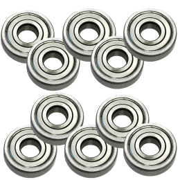 10 Stück Rillenkugellager 6001 12 x 28 x 8 mm ZZ...