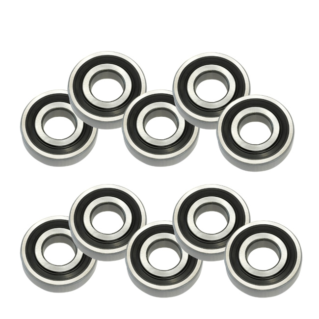 10 Stück Rillenkugellager 6204 20 x 47 x 14 mm 2RS Kunststoffdichtung