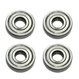 4 Stück Rillenkugellager 6206 30 x 62 x 16 mm ZZ...