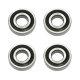 4 Stück Rillenkugellager 6304 20 x 52 x 15 mm 2RS Kunststoffdichtung