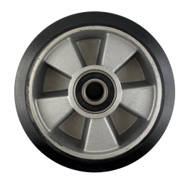 Hubwagen Rad Gummi 200 x 50/55 mm, Achse 20 mm inkl....