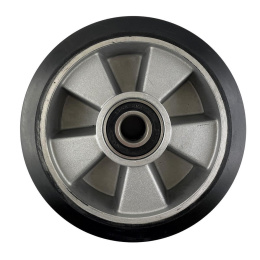 Hubwagen Rad Gummi 200 x 50/55 mm, Achse 25 mm inkl....