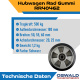 Hubwagen Rad Gummi 180 x 50/55 mm, Achse 20 mm inkl. Kugellager - Ersatzrad