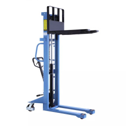 Hanselifter Hochhubwagen 1 t, 1,6 m Hubhöhe, 800 mm Gabellänge, 550 mm Gabelbreite SDJ1016-800