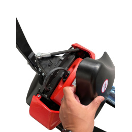 OSWALD Li-Ion Elektrohubwagen Gabellänge 1500 mm - 1500 kg Tragkraft