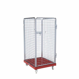 Rollbehälter mittel, 4-seitig, Diebstahlschutz,...