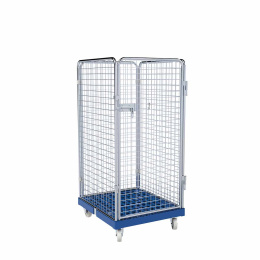 Rollbehälter mittel, 4-seitig, Diebstahlschutz,...