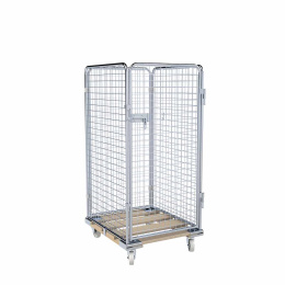 Rollbehälter mittel, 4-seitig, Diebstahlschutz,...