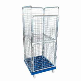 Sammelrollbehälter mit Zwischenboden, 4-seitig,...