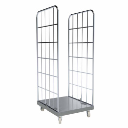 Rollbehälter FV, 2-seitig, Rollplatte geschlossen...